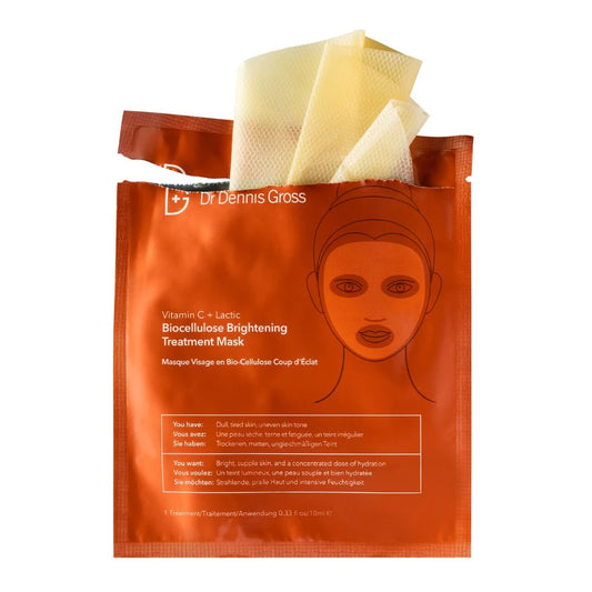 Vitamin C Lactic Biocellulose Brightening Treatment Mask 4 stk